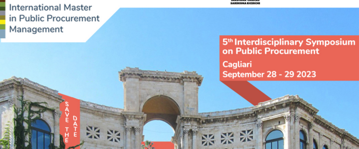 5th Interdisciplinary Symposium on Public Procurement – 28 e 29 settembre 2023 – Manifattura Tabacchi, Cagliari