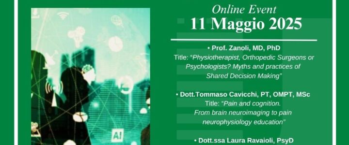 Master Neuromusculoskeletal Physiotherapy and Exercise Therpy (evento online) Master Neuromusculoskeletal Physiotherapy and Exercise Therpy (evento online)