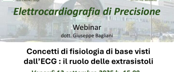 Concetti di fisiologia di base visti dall’ECG : il ruolo delle extrasistoli