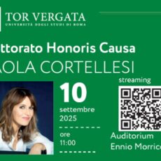 Dottorato Honoris Causa PAOLA CORTELLESI