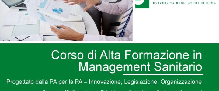 Corso di Alta Formazione in Management Sanitario Corso di Alta Formazione in Management Sanitario