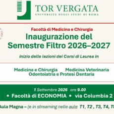 Inaugurazione Semestre Filtro a.a. 2026/2027